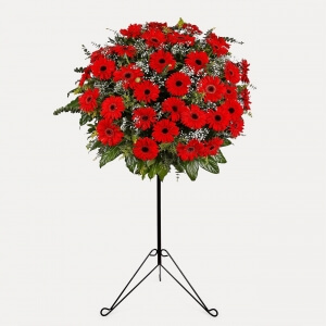 KIRMIZI GERBERA FERFORJE ÇİÇEK